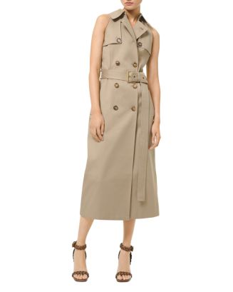 Michael Kors Collection MICHAEL Sleeveless Trench Dress | Bloomingdale's