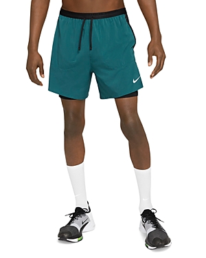 Nike Flex Stride Hybrid Running Shorts In Dark Teal Green/reflect
