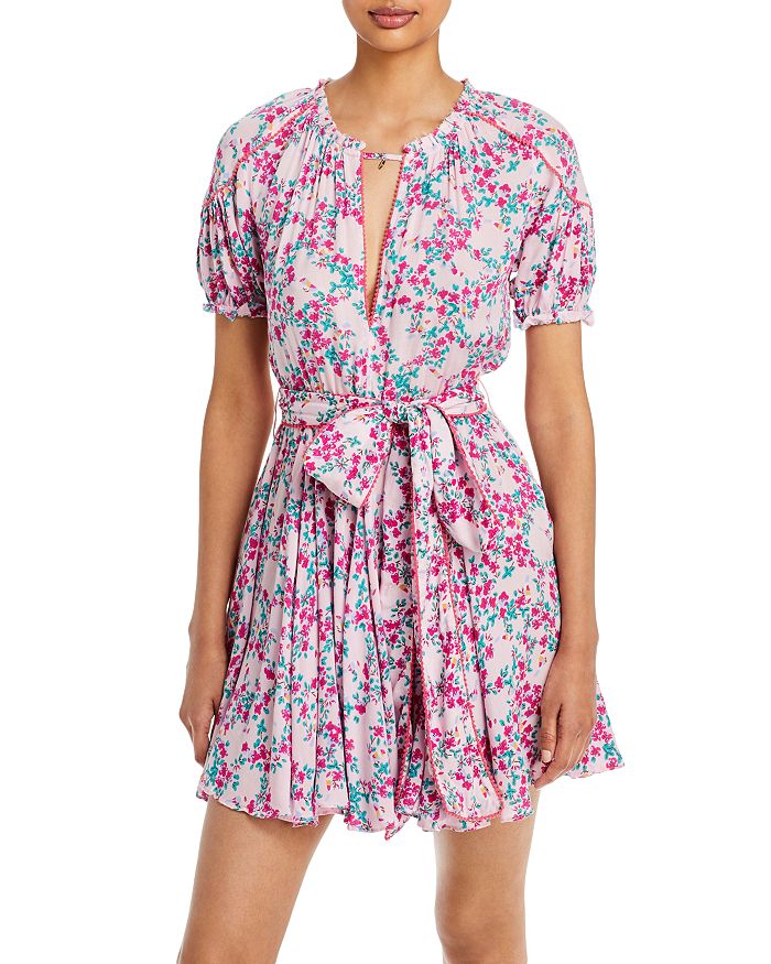 Poupette St. Barth Ivy Printed A Line Dress | Bloomingdale's