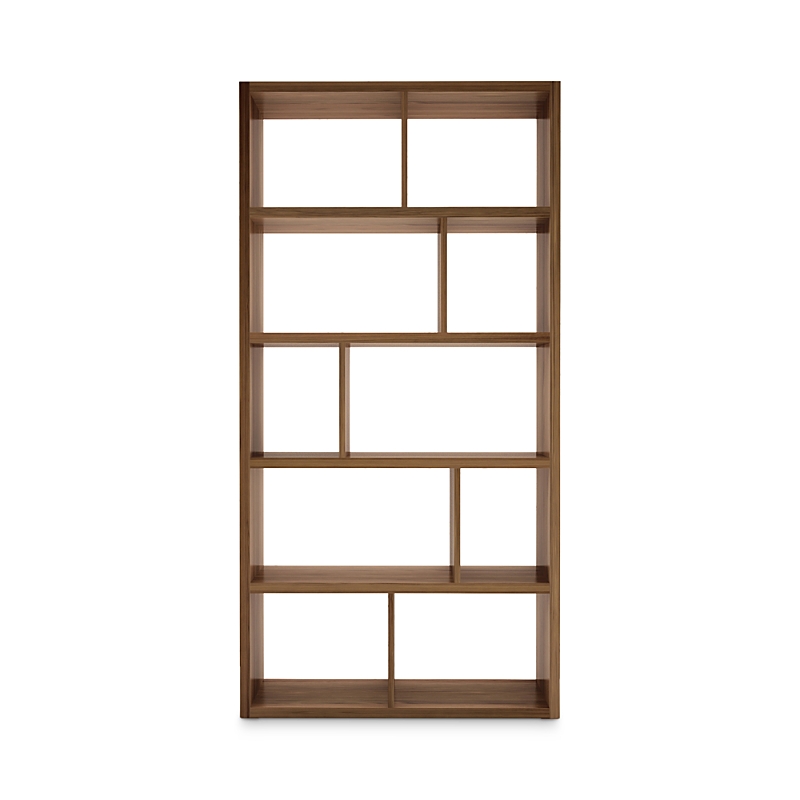 Huppe Swan Bookcase In Light Natural Walnut