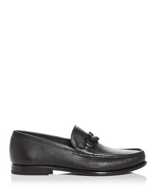 Men's Gancini Crown Bit Leather Loafers