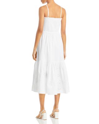 midi white sundress