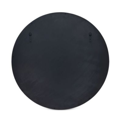 Organic Mango Wood Round Wall Mirror