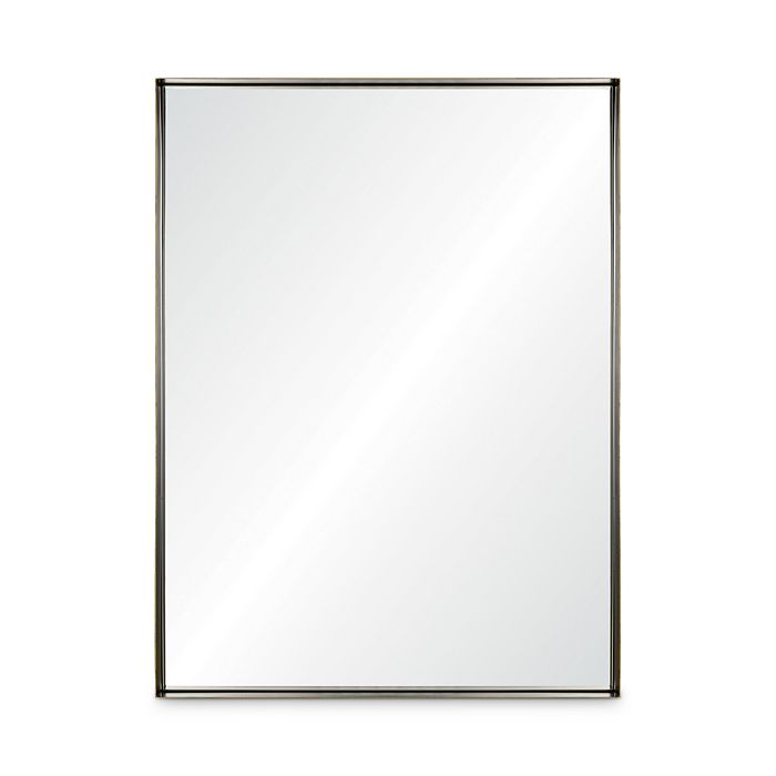 Renwil Ren-wil Yaelle Mirror In Matte Black/antique Gold