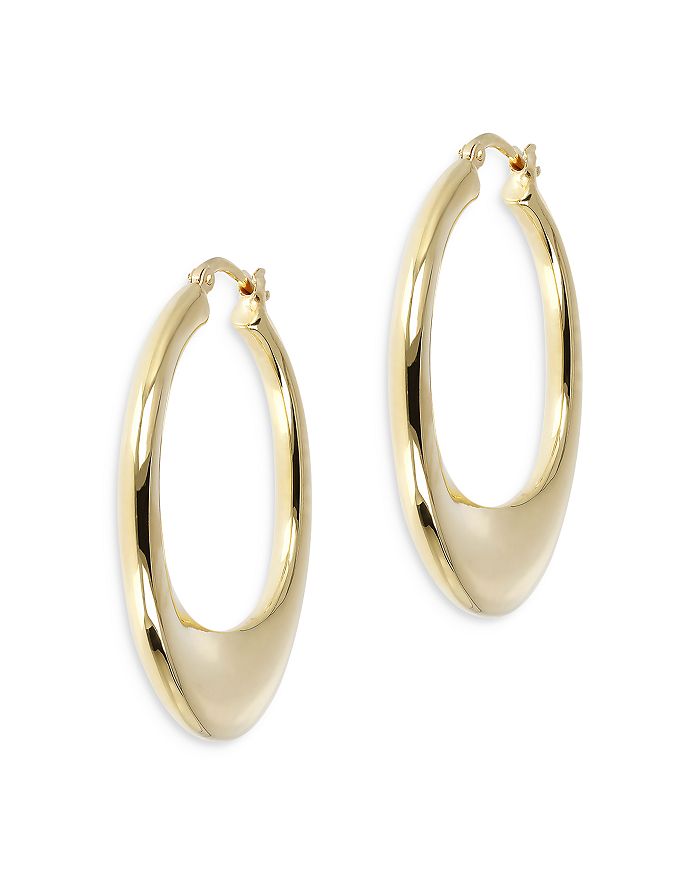 Bloomingdale's 14K Yellow Gold Oval Hoop Earrings Bloomingdale's