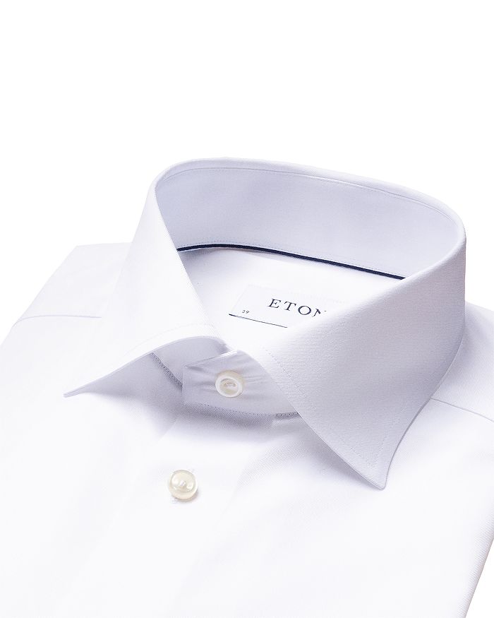 Shop Eton Signature Twill Classic Fit Dress Shirt In White