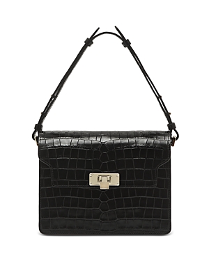 Marge Sherwood Black Croc Vintage Brick Matisse Bag