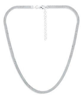 AQUA - Herringbone Chain Necklace, 16" - 100% Exclusive