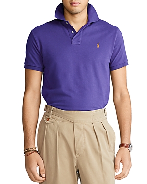 Polo Ralph Lauren Classic Fit Mesh Polo Shirt In Very Purple