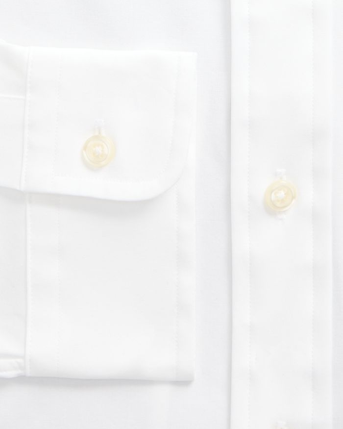 Shop Polo Ralph Lauren Classic Fit Long Sleeve Poplin Button Down Shirt In White