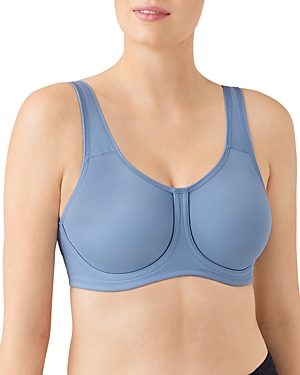 Wacoal Sport High-impact Underwire Bra 855170, Up To H Cup In Ashley Blue
