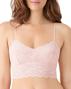 B.tempt'd By Wacoal Inspired Eyelet Bralette In Rose Smoke