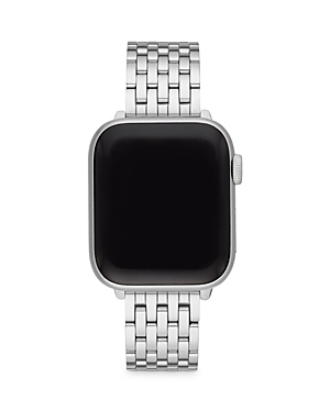 Shop Michele Stainless Bracelet Band For Apple Watch, 38/40/41mm And 42/44/45/49mm In Chrome