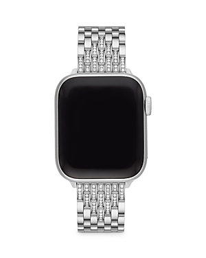 Michele Stainless Diamond Bracelet Band for Apple Watch, 38/40/41mm and 42/44/45/49mm