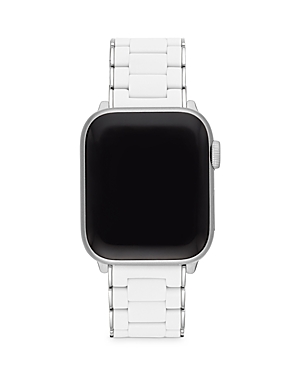 Michele Apple Watch Silicone Wrapped Interchangeable Bracelet, 38-42mm In White