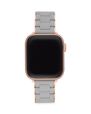 Michele Apple Watch Silicone Wrapped Interchangeable Bracelet, 38-42mm In Gray