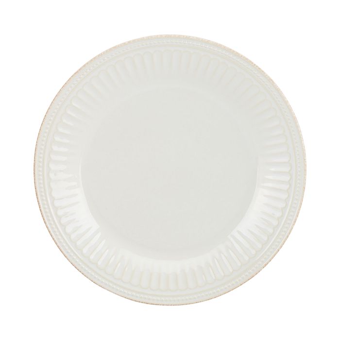 Lenox French Perle Groove Dinner Plate In White