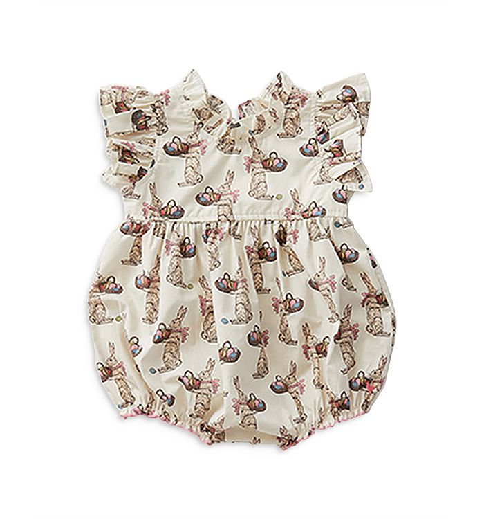 Long-Sleeve Romper - Chicken Family Yellow main image 1