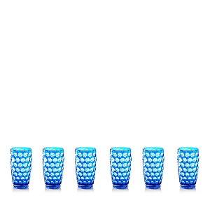 Mario Luca Giusti Acrylic Lente Acrylic Highball, Set Of 6 In Blue