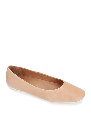 Gentle Souls By Kenneth Cole Women's Eugene Travel Ballet Flats In Ballet Pink Leather