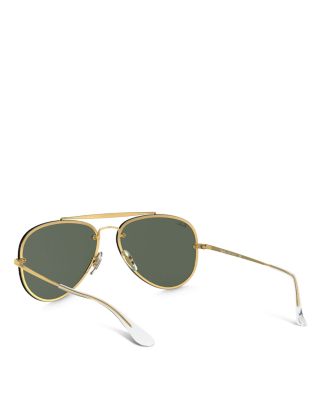  Blaze Aviator Sunglasses, 61mm