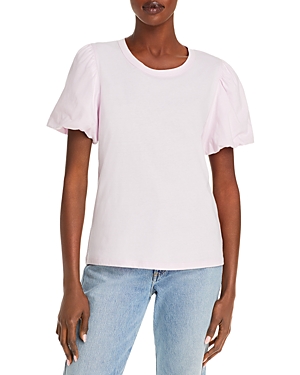 A.l.c Poole Puff Sleeve Tee In Lavender