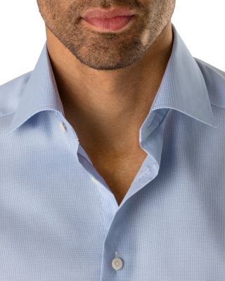 Micro Slim Fit Micro Houndstooth Dress Shirt