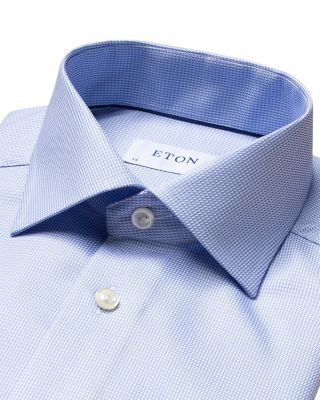 Contemporary Fit Houndstooth Dress Shirt