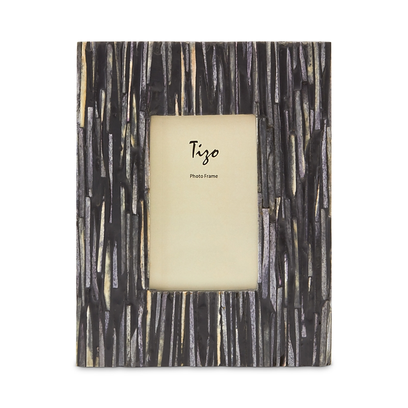 Tizo Resin Bone Picture Frame, 4 X 6 In Black