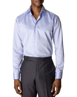 Eton White Signature Twill Dress Shirt | Slim Fit | Size 37