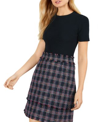 ted baker knit bodice dress Mockable Ascot