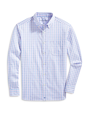 Vineyard Vines Checked Classic Fit Performance Shirt