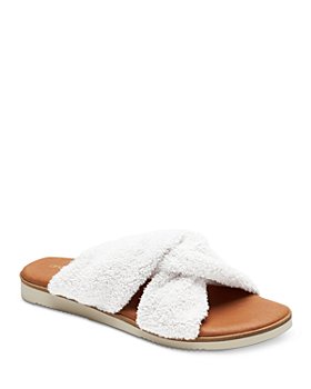 DQQ Womens White Flat Thong Sandal 6.5 US
