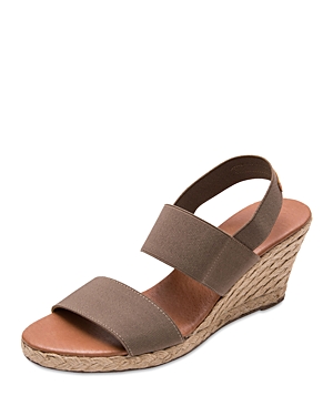 Andre Assous Women's Allison Strappy Espadrille Wedge Sandals In Taupe