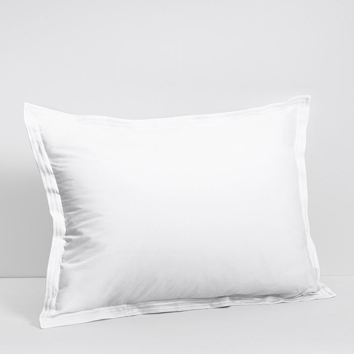 Hudson Park Collection Hudson Park Italian Percale Decorative Pillow, 10 X 20 - 100% Exclusive In White