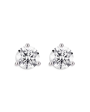 Lightbox Jewelry Lightbox Basics Lab-grown White Diamond Stud Earrings In 10k White Gold, 2 Ct. T.w. - 100% Exclusive