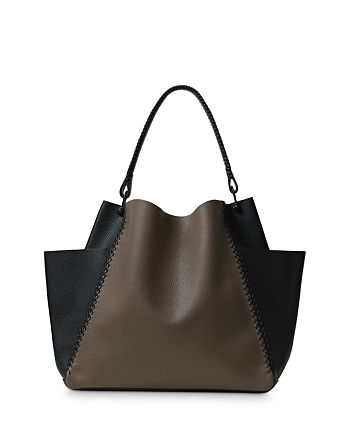 Callista Iconic Color Block Leather Shoulder Bag | Bloomingdale's
