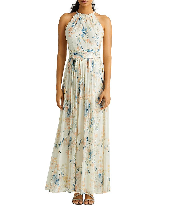 Ralph lauren floral sleeveless dress clearance