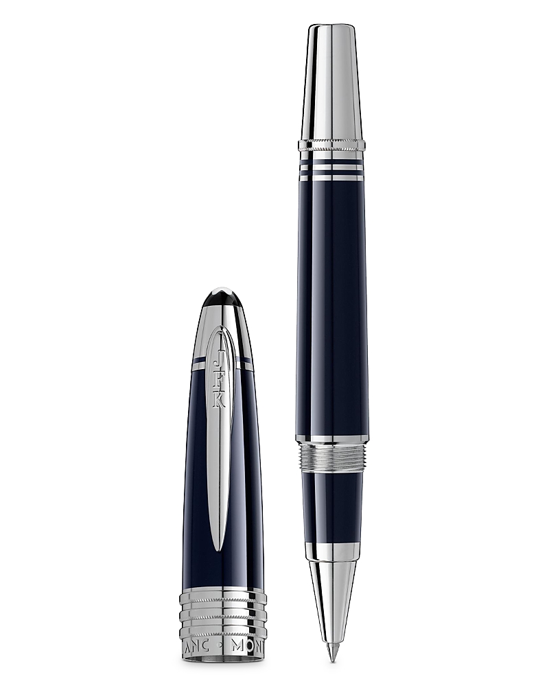 Montblanc Great Characters John F. Kennedy Special Edition Rollerball In Black