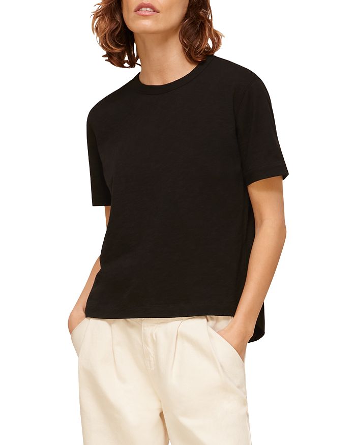 Shop Whistles Emily Ultimate Tee In Black
