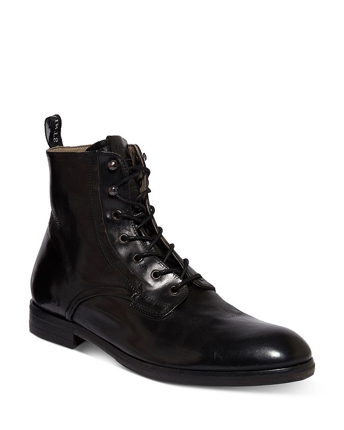 Allsaints Tobias Plain Toe Boot In Black