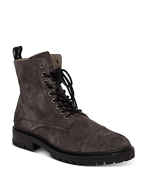 Allsaints Men's Piero Lace Up Boots In Charcoal Gray