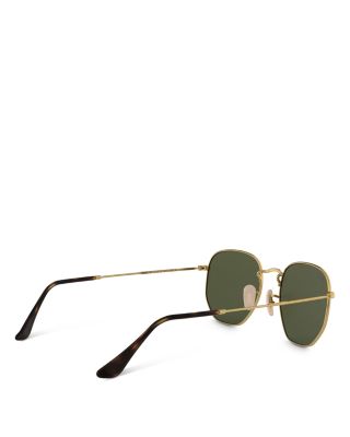  Icons Polarized Hexagonal Sunglasses, 51mm