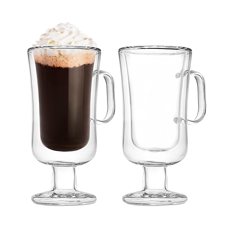 Godinger Double Walled Irish Coffee Mugs Set Of 2