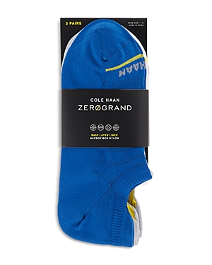 Cole Haan Zero Grand Baselayer Liner Low Cut Socks, Pack of 3