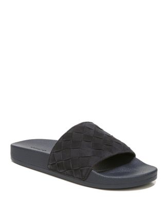 VINCE. Womens Purple Comfort Woven Watley Round Toe Platform Slip On Slide Sandals Shoes M main image 1
