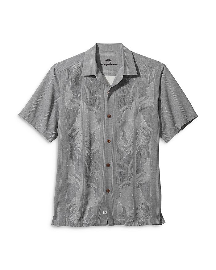 Tommy Bahama Tahitian Silk Regular Fit Short-sleeve Shirt In Shadow