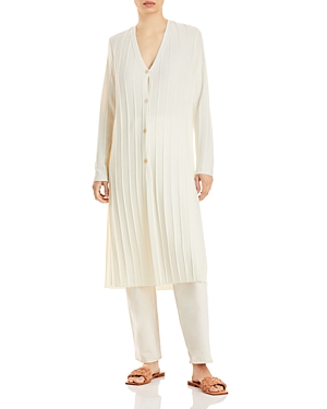 THEORY RIBBED DUSTER CARDIGAN,L0111719
