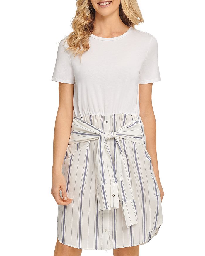 dkny striped shirt