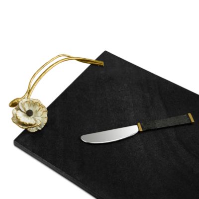 Anemone Large Cheeseboard with Spreader 